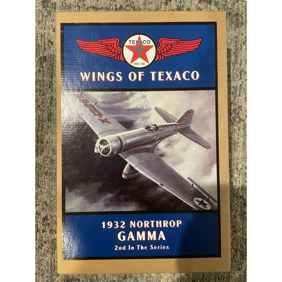 Ertl Wings of Texaco 1932 Northrop Gamma Coin Bank *NEW* - Picture 1 of 9
